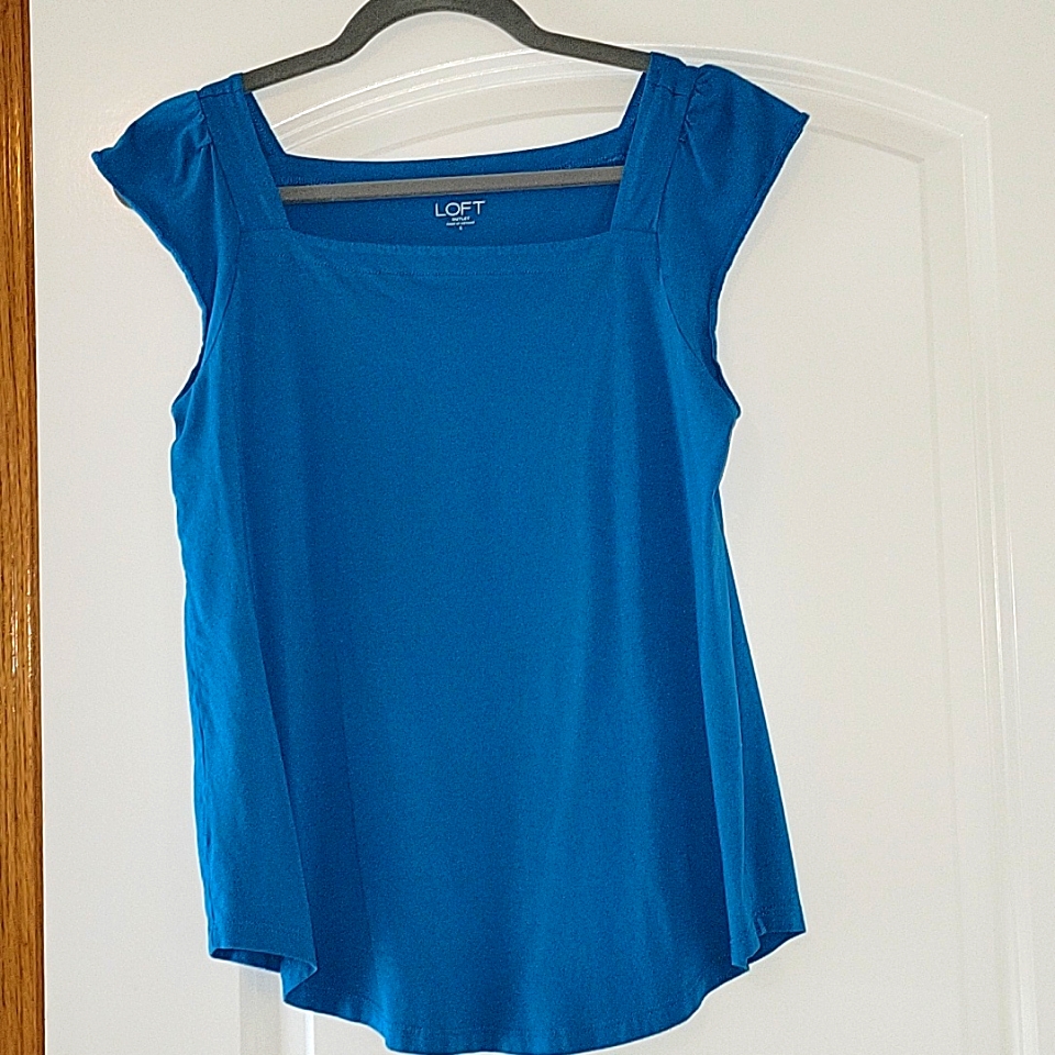 Turquoise Blue Top